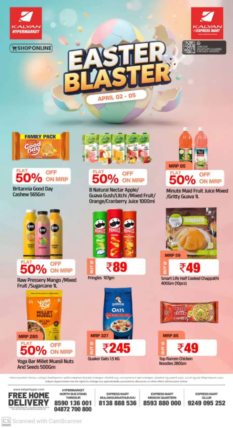 Kalyan Hypermarket Thrissur - Easter Blaster Sale: Clothing from ₹99!