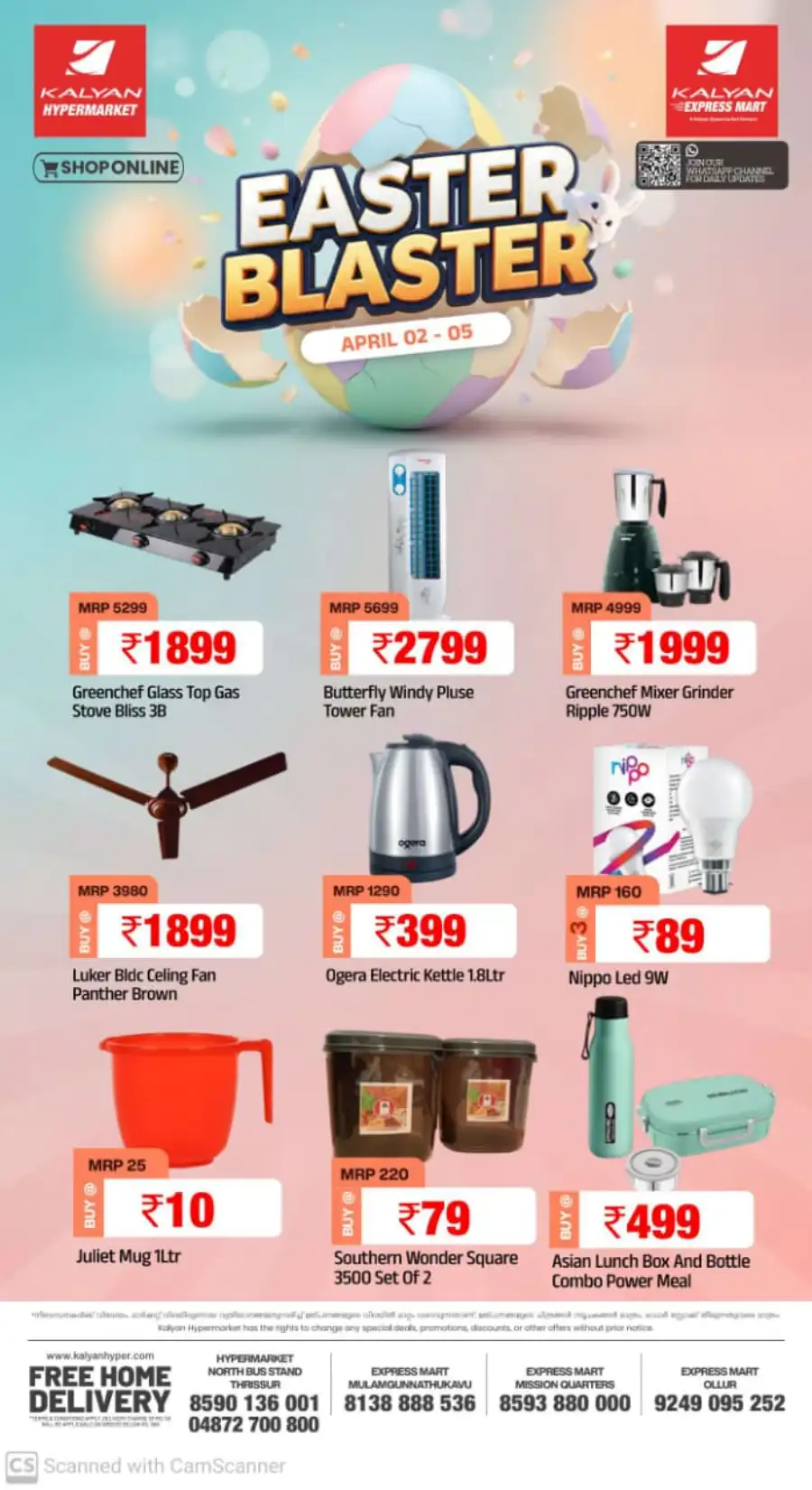 Kalyan Hypermarket Thrissur - Easter Blaster Sale: Clothing from ₹99!