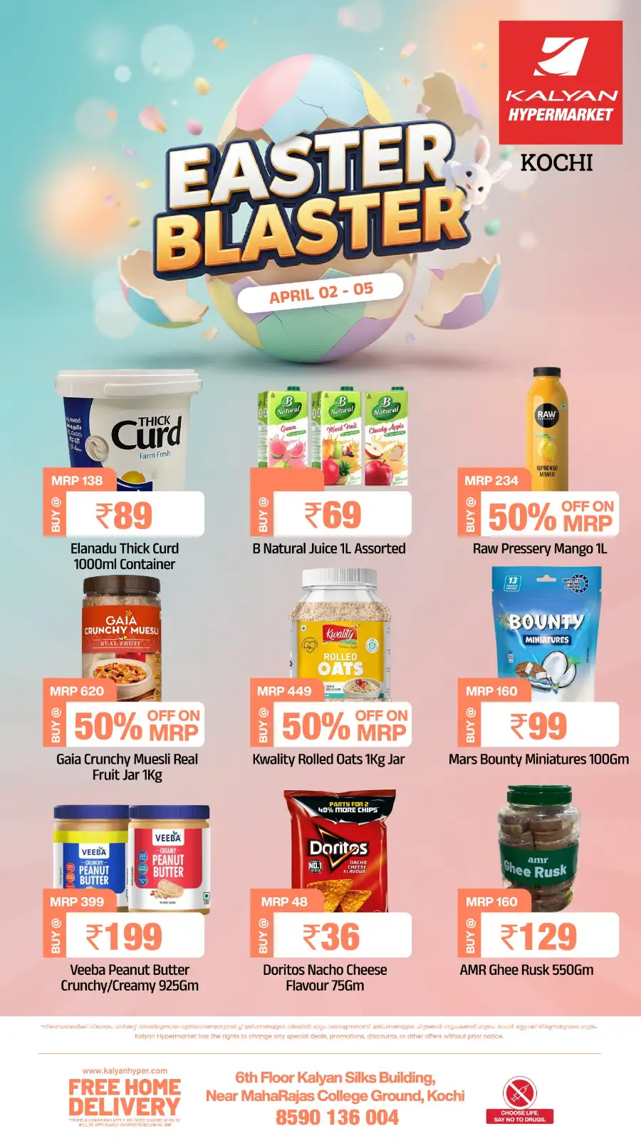 Kalyan Hypermarket Kochi Easter Blaster Sale | Grocery Offers & Deals