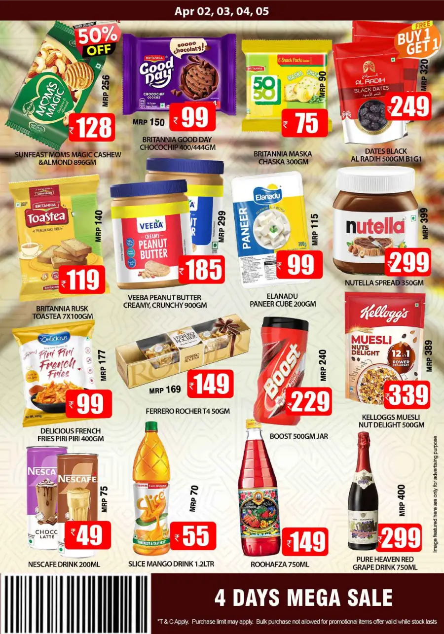 Smile Hypermarket Varam: 4-Day Mega Sale Offers April 02-05 | Best Grocery Deals