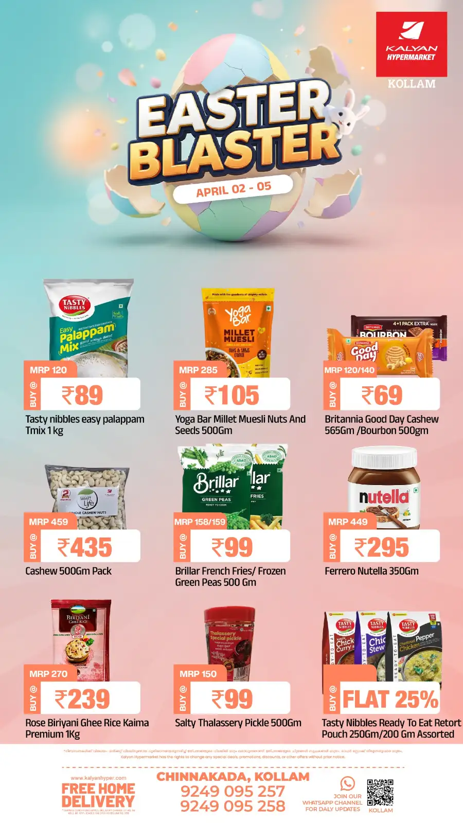 Kalyan Hypermarket Kollam | Easter Blaster Grocery Deals & Best Offers