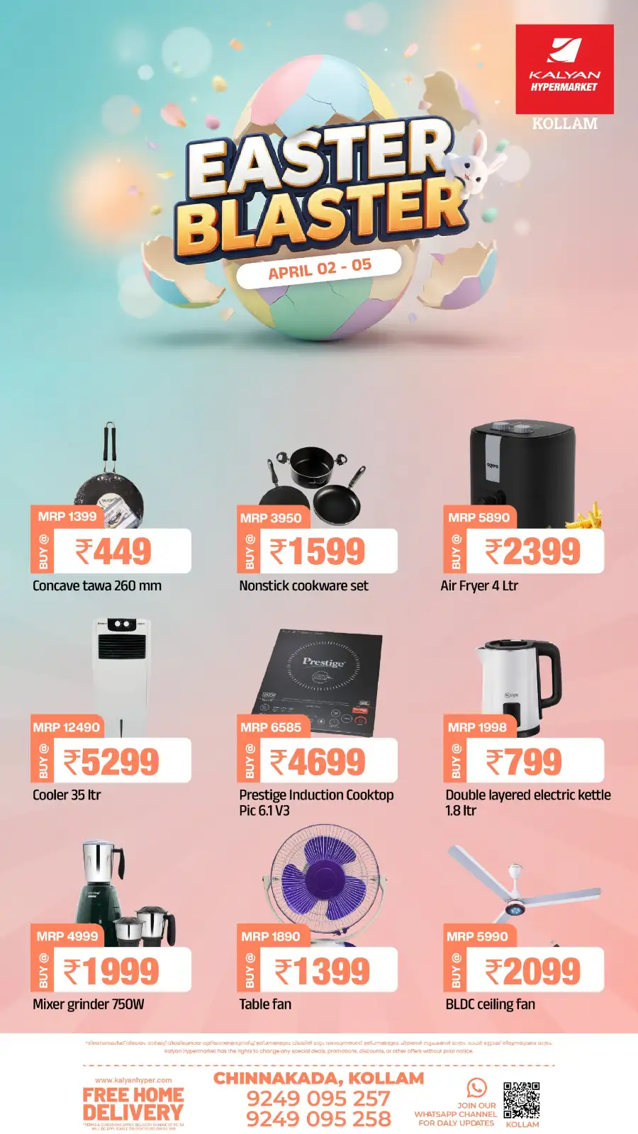 Kalyan Hypermarket Kollam | Easter Blaster Grocery Deals & Best Offers