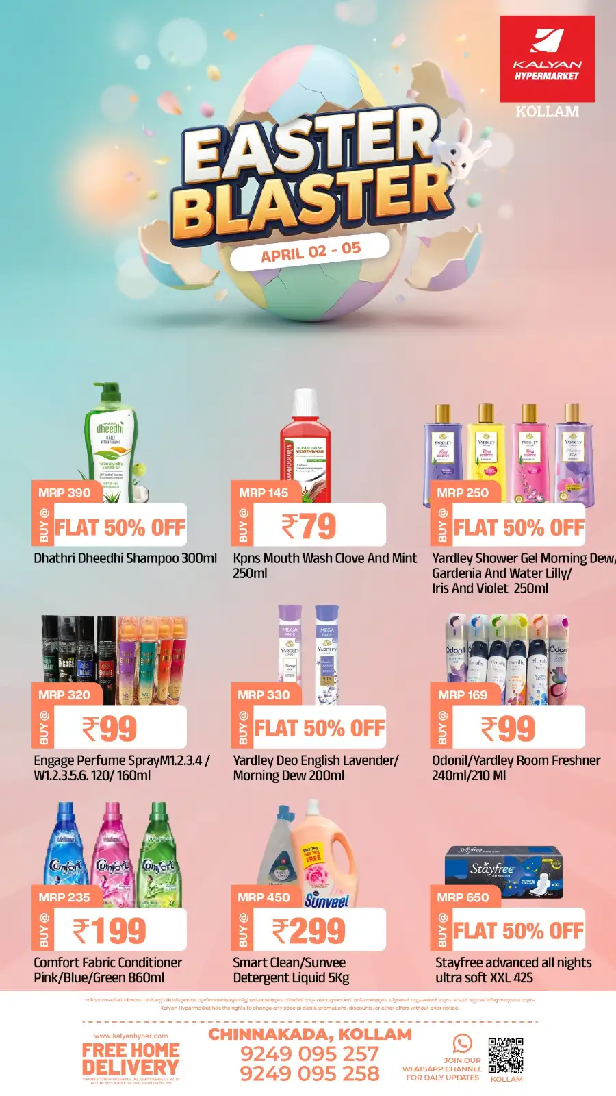 Kalyan Hypermarket Kollam | Easter Blaster Grocery Deals & Best Offers