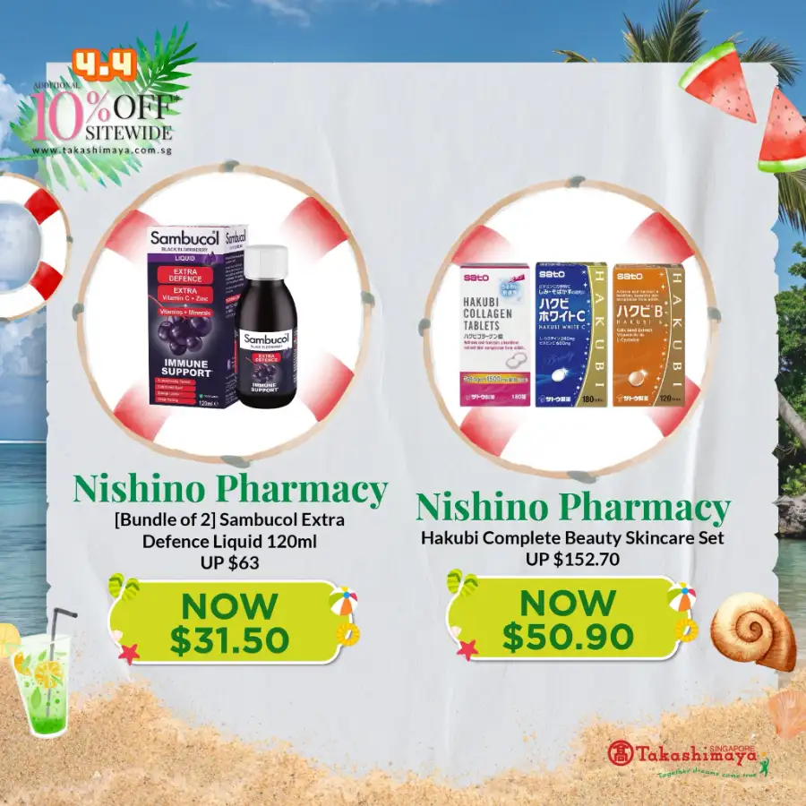 Takashimaya Singapore 4.4 Online Sale | Ends 7 Apr