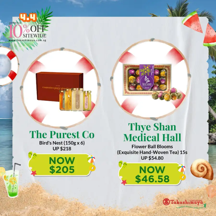 Takashimaya Singapore 4.4 Online Sale | Ends 7 Apr