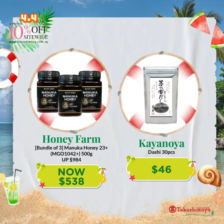 Takashimaya Singapore 4.4 Online Sale | Ends 7 Apr