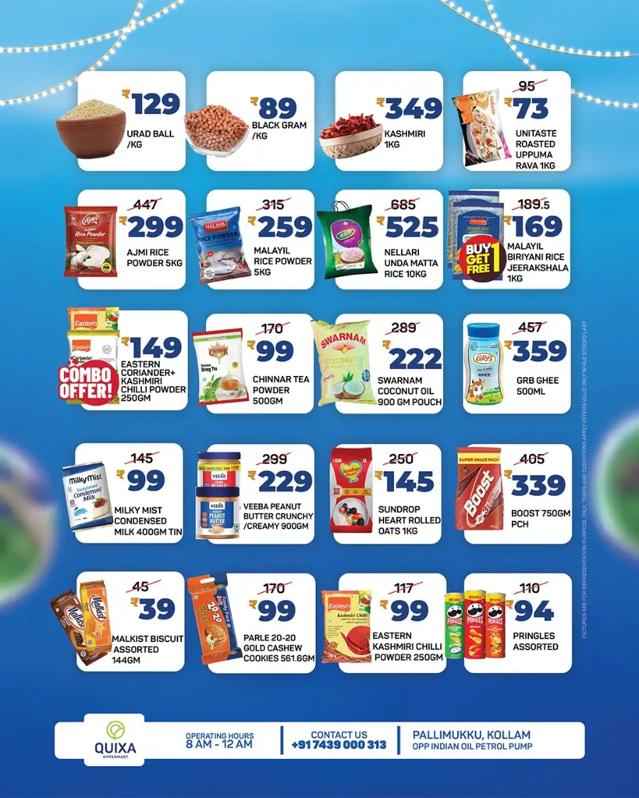 Quixa Hypermart Kollam | Festive Glow Meat & Grocery Offers April 2-5