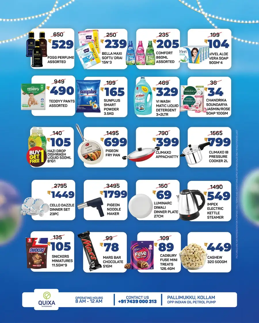 Quixa Hypermart Kollam | Festive Glow Meat & Grocery Offers April 2-5