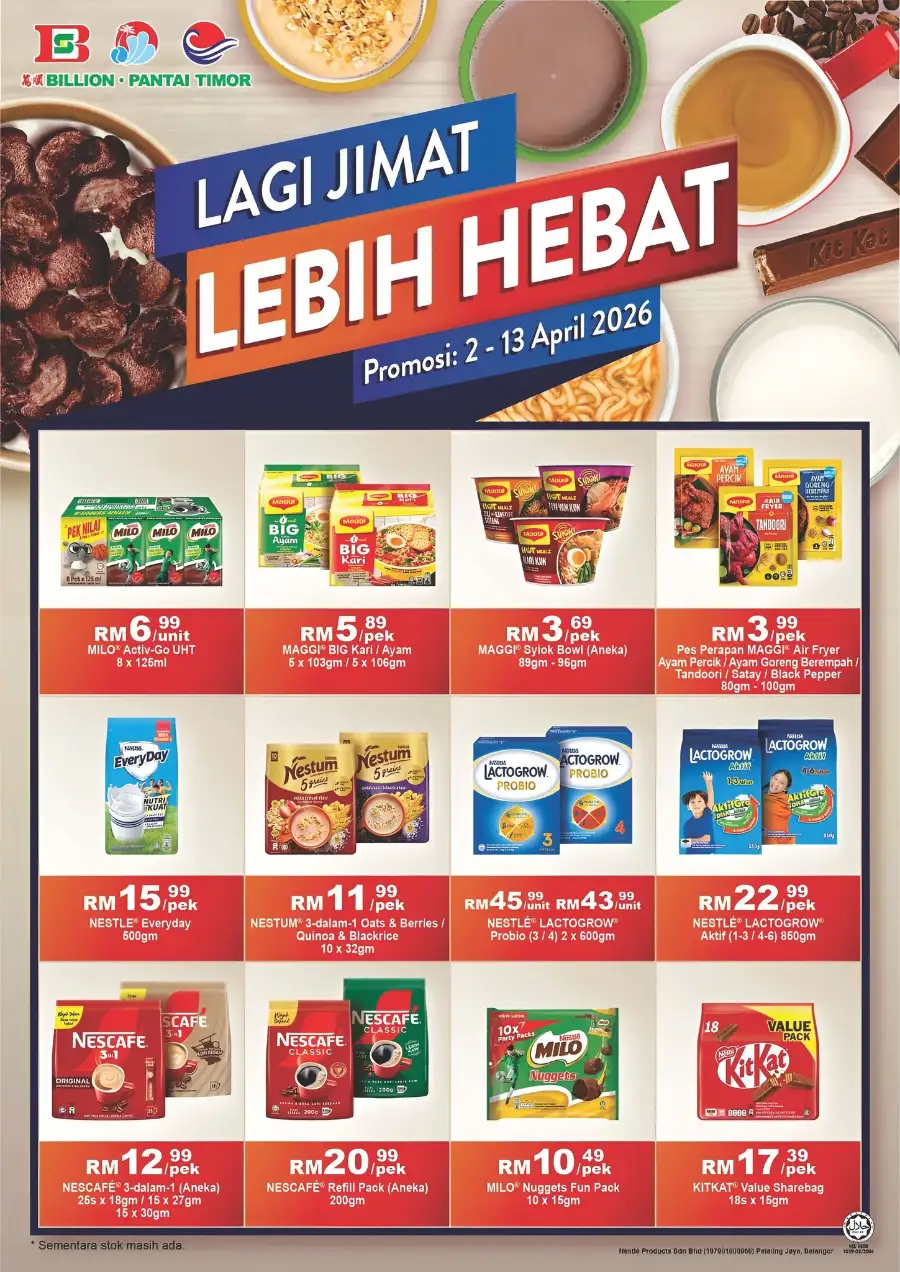 Billion Pantai Timur Offers | Ends 13 April