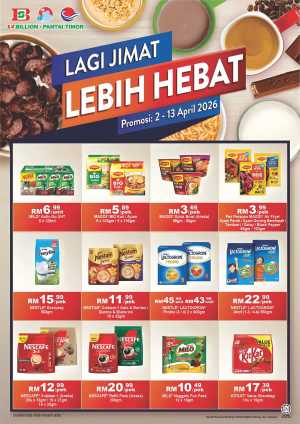 Billion Pantai Timur Offers | Ends 13 April In Billion Sabah,Sarawak