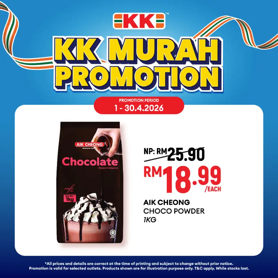 KK Mart Malaysia KK Murah Deals | Ends 30 April