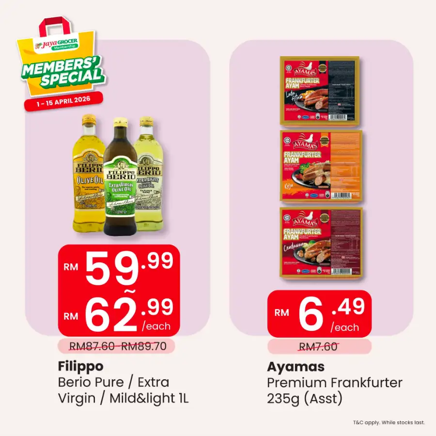 Jaya Grocer Malaysia Raya Members' Special | Ends 15 Apr