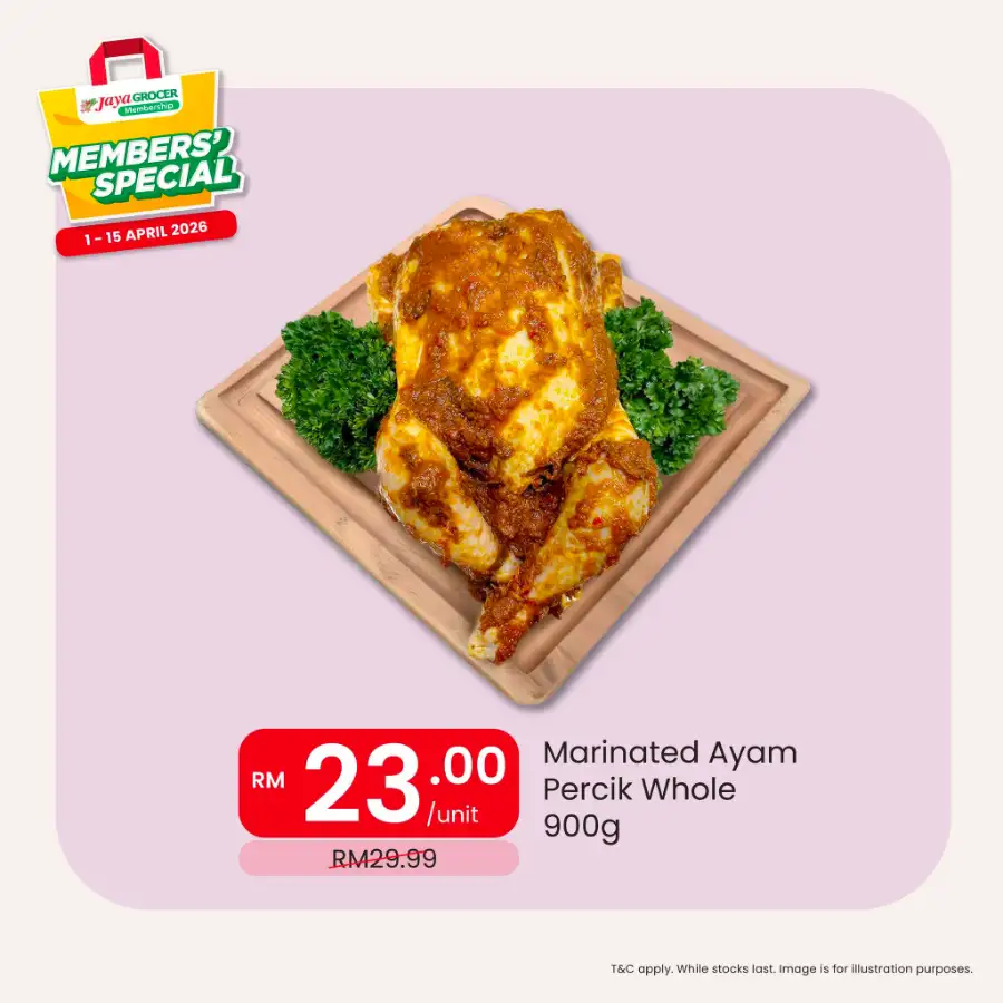 Jaya Grocer Malaysia Raya Members' Special | Ends 15 Apr