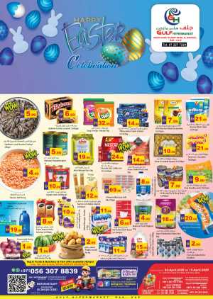 Gulf Hypermarket Al Nakheel RAK - Easter Celebration Offers & Grocery Deals In Gulf Hypermarket Ras al Khaimah