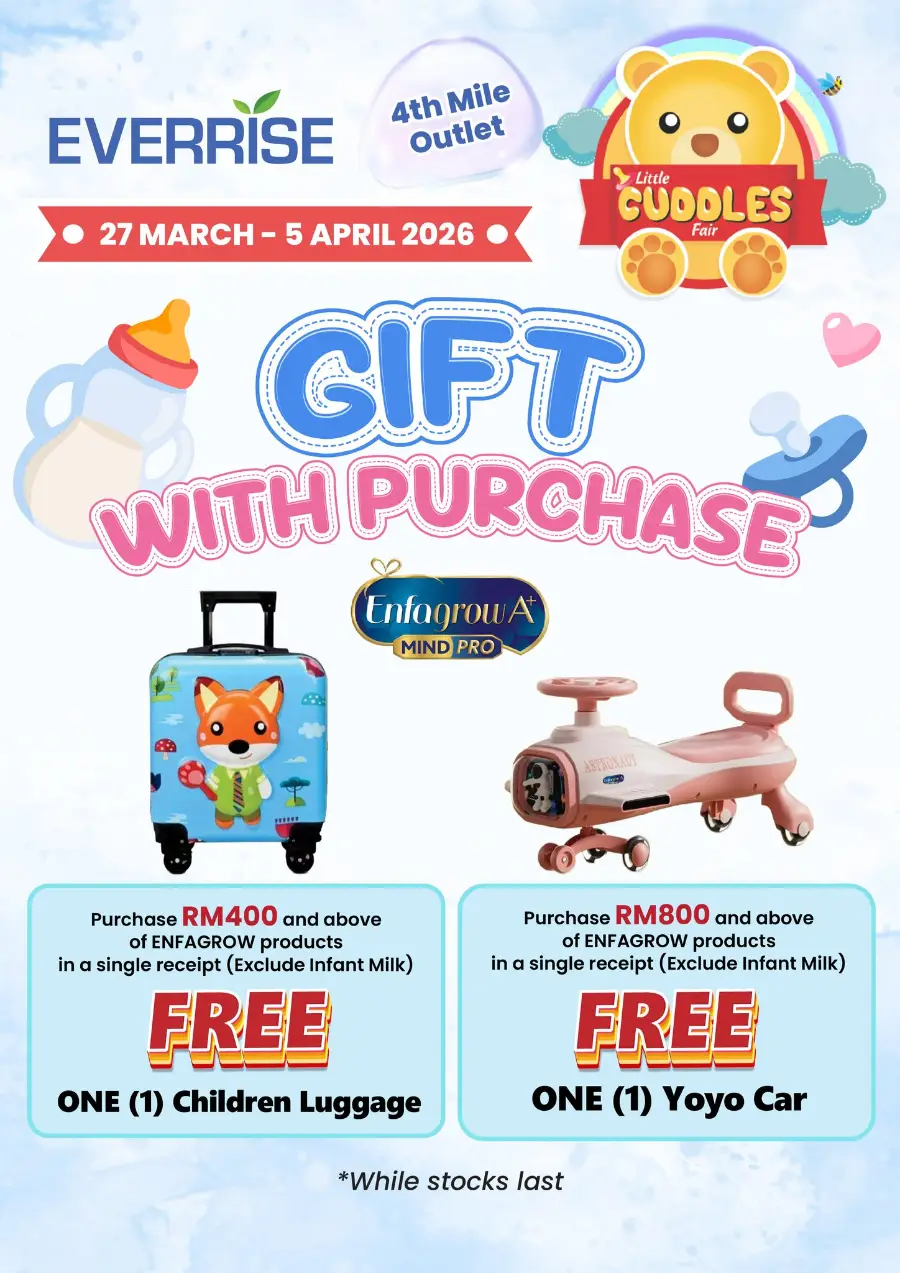 Everrise 4th Mile Cuddles Fair | Ends 5 April