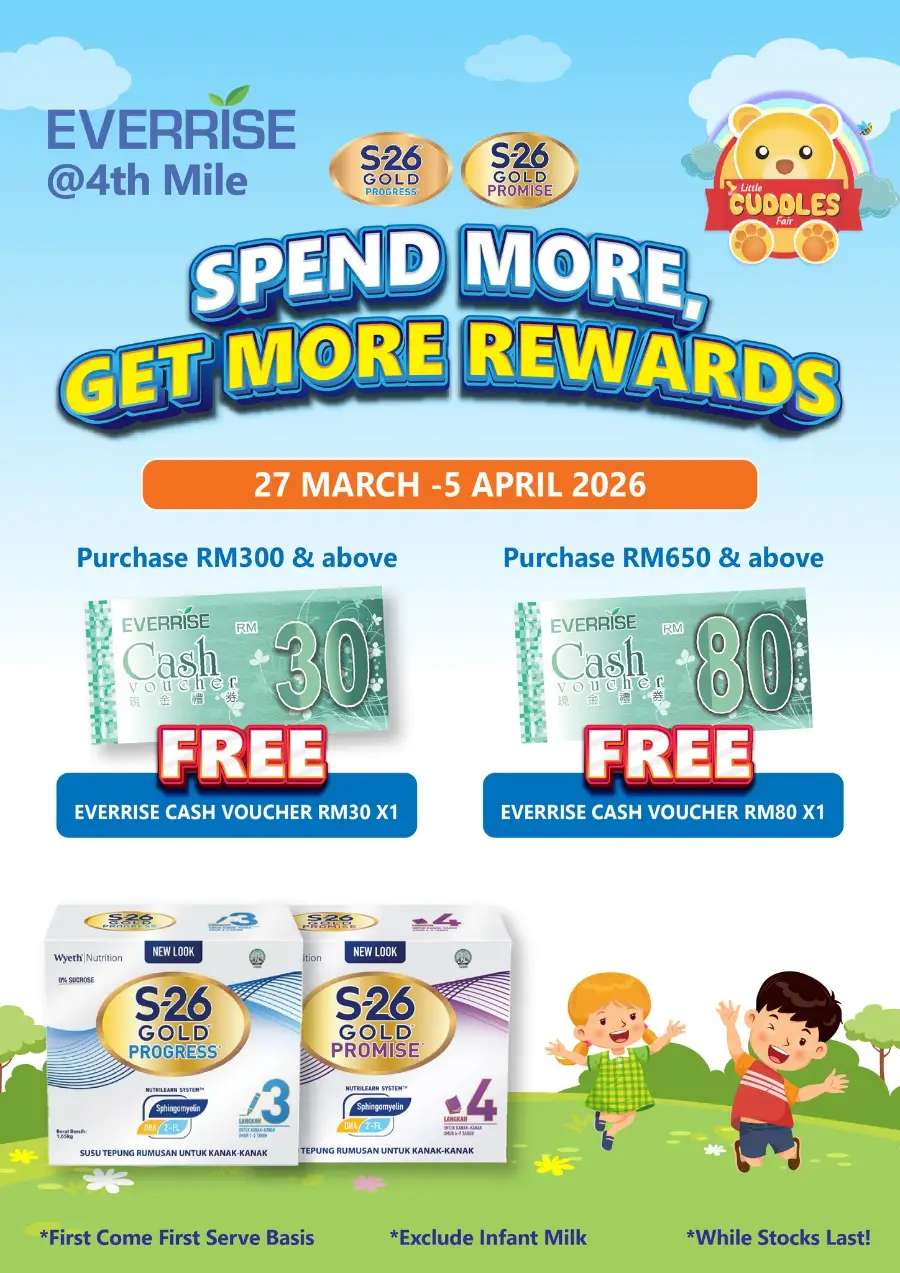 Everrise 4th Mile Cuddles Fair | Ends 5 April