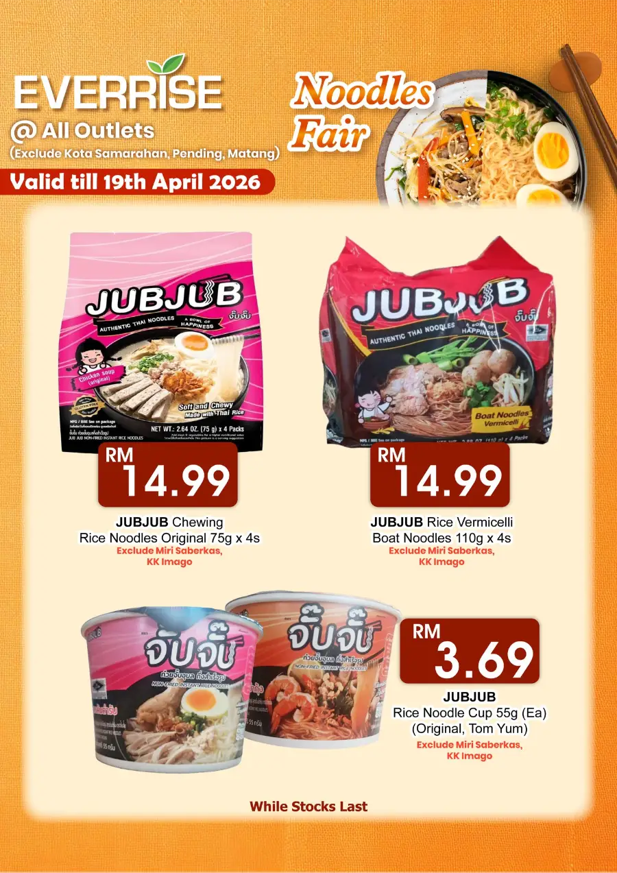 Everrise Malaysia Noodles Fair | Ends 19 April