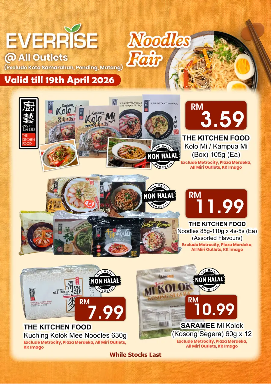Everrise Malaysia Noodles Fair | Ends 19 April