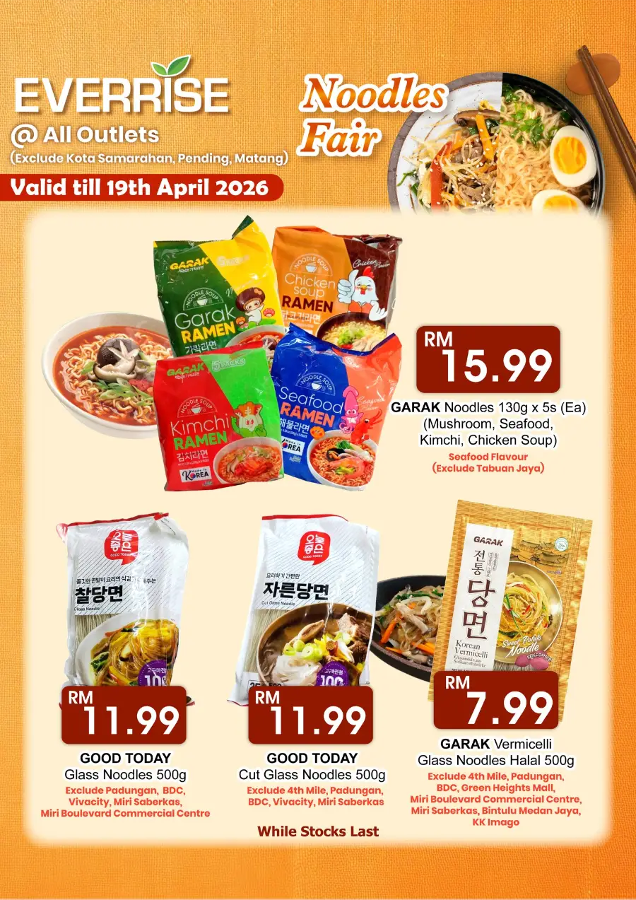 Everrise Malaysia Noodles Fair | Ends 19 April