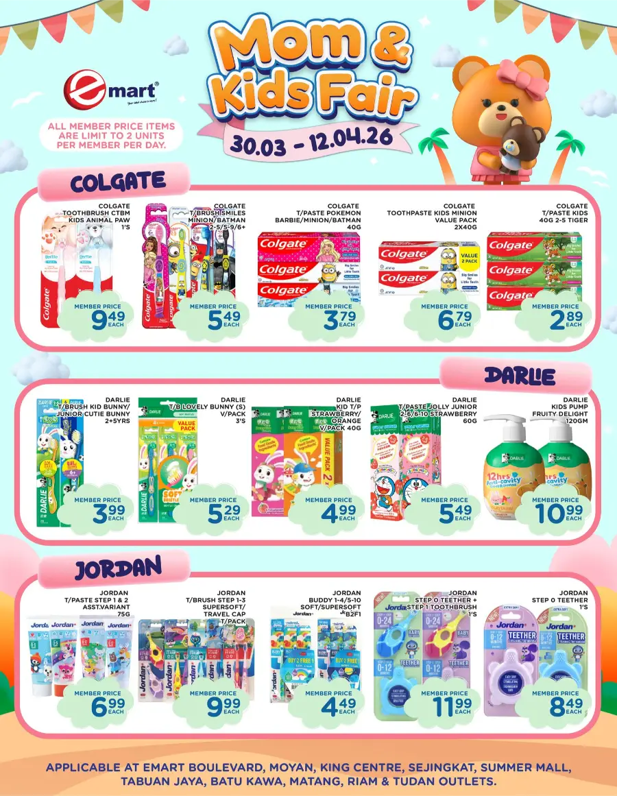 Emart Malaysia Mom & Kids Fair | Ends 12 April