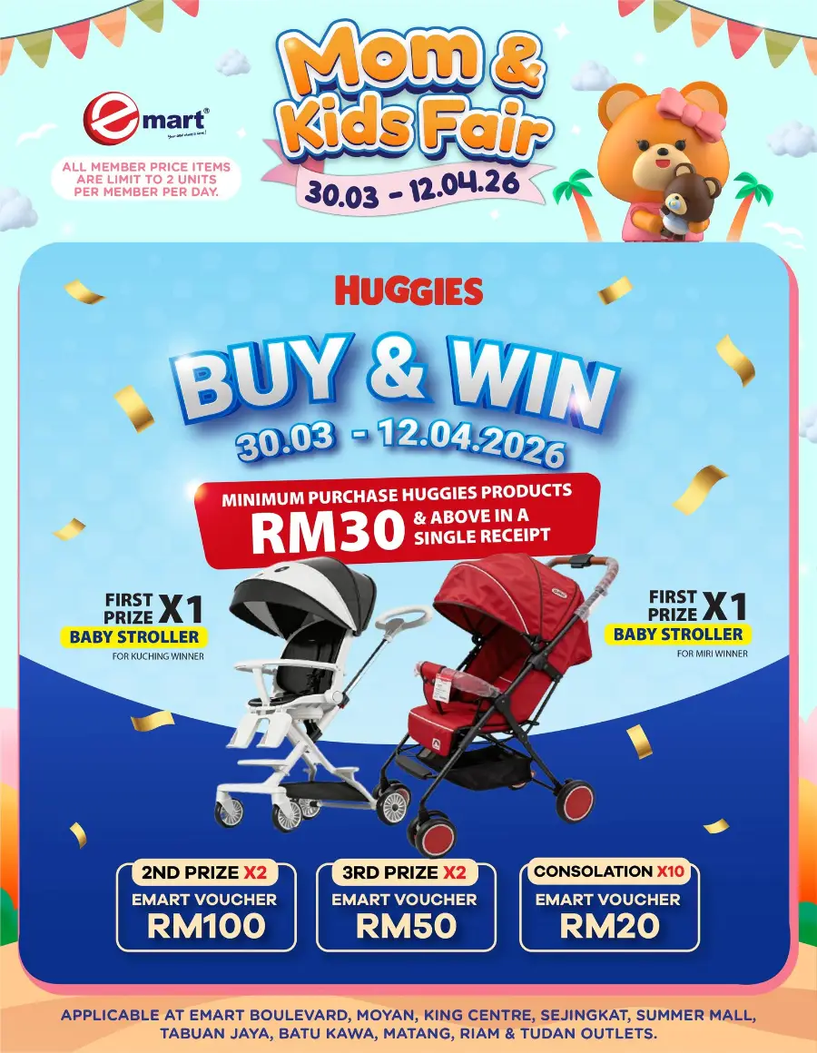 Emart Malaysia Mom & Kids Fair | Ends 12 April