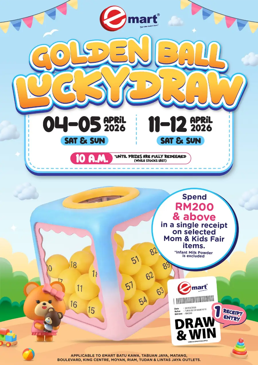 Emart Malaysia Mom & Kids Fair | Ends 12 April