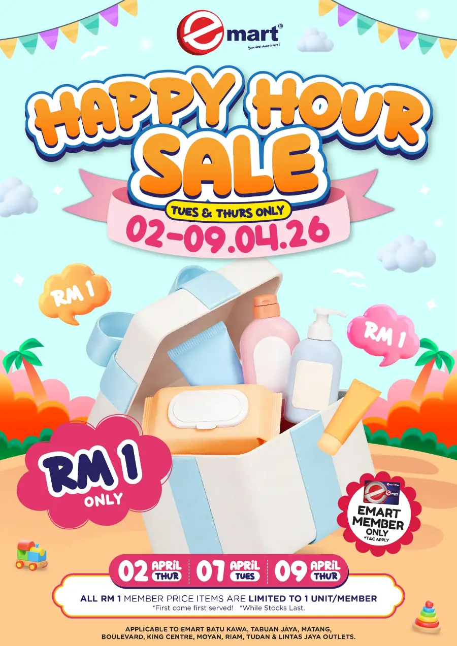 Emart Malaysia Mom & Kids Fair | Ends 12 April