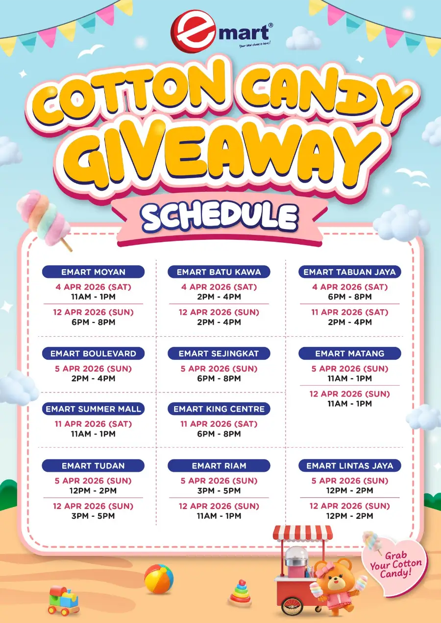 Emart Malaysia Mom & Kids Fair | Ends 12 April