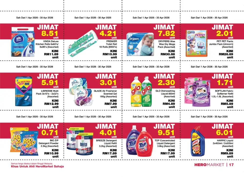 HeroMarket Malaysia Member Deals | Ends 30 Apr