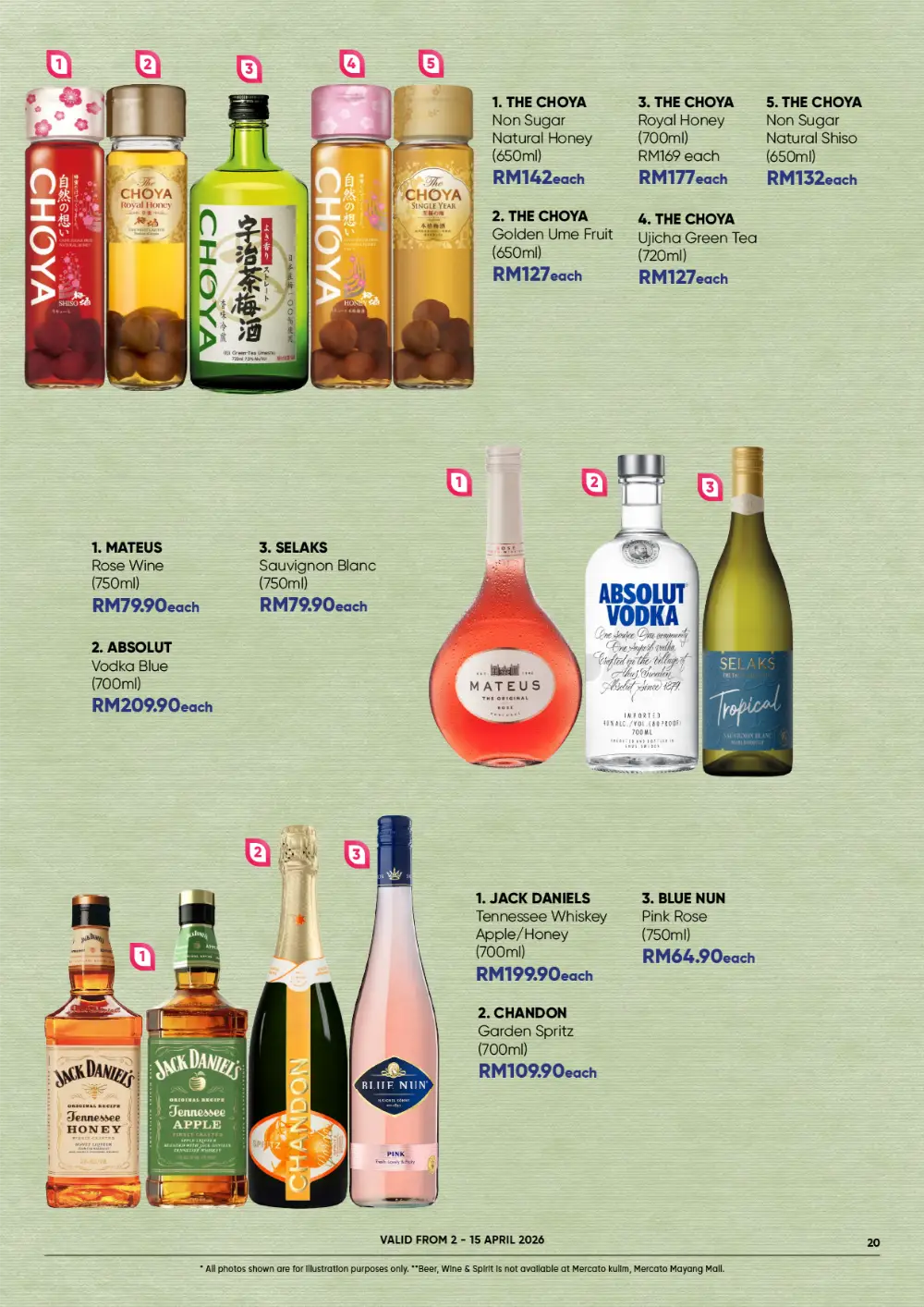 Mercató Malaysia Eat the Spectrum Offers | Ends 15 April