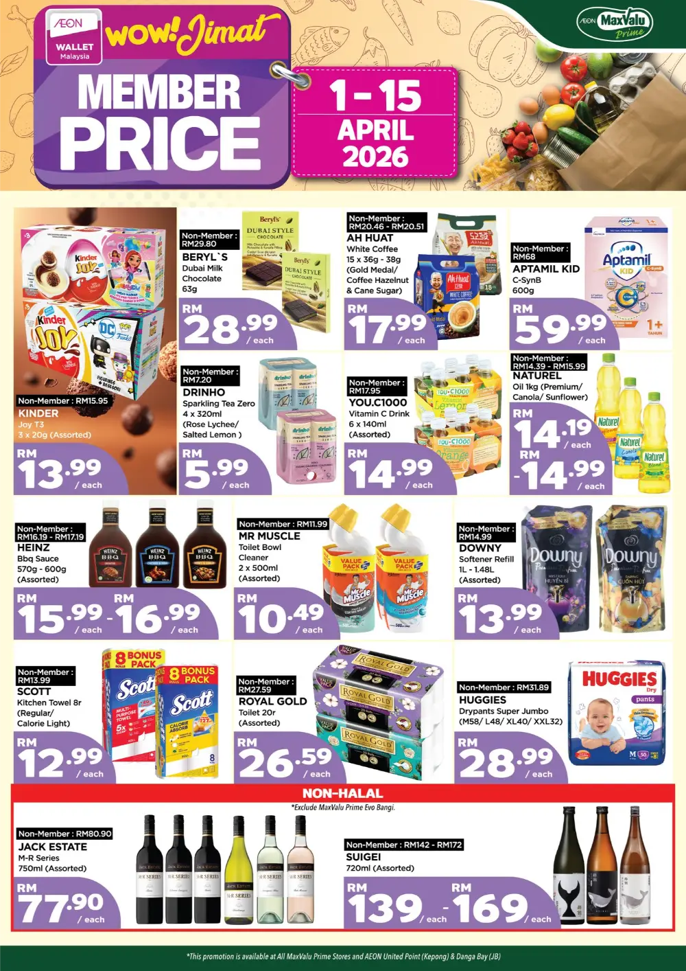 AEON Malaysia MaxValu Member Deals | Ends 15 April
