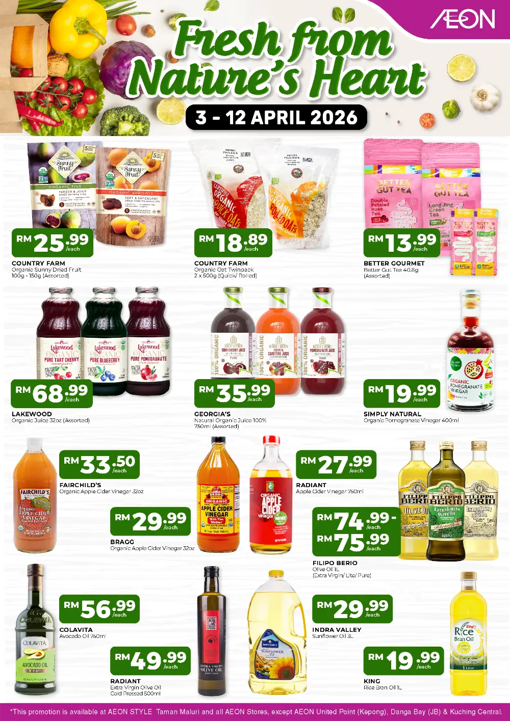 AEON Malaysia Fresh From Nature | Ends April 12