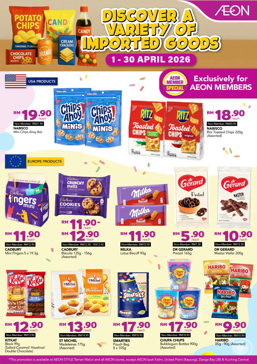 AEON Malaysia Imported Goods | Ends April 30