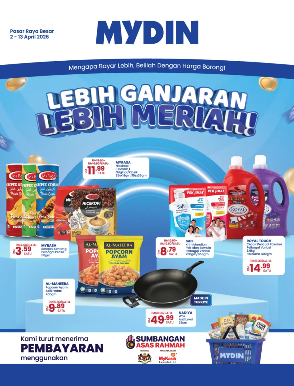 Mydin Malaysia Lebih Ganjaran Promo | Ends 13 Apr