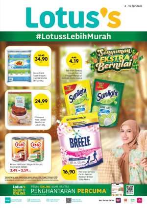 Lotus's Malaysia Raya Deals | Ends 15 Apr In Lotus's Kuala Lumpur,Labuan,Putrajaya,Johor,Kedah,Kelantan,Malacca,Negeri Sembilan,Pahang,Penang,Perak,Perlis,Sabah,Sarawak,Selangor,Terengganu