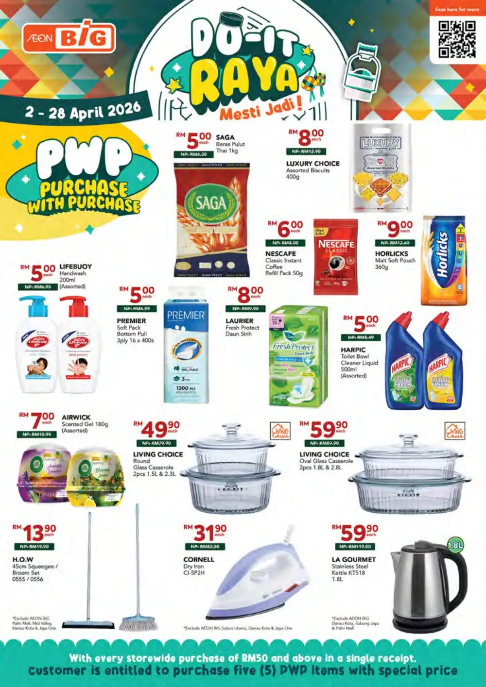 AEON BiG Malaysia Raya Deals | Ends 28 April