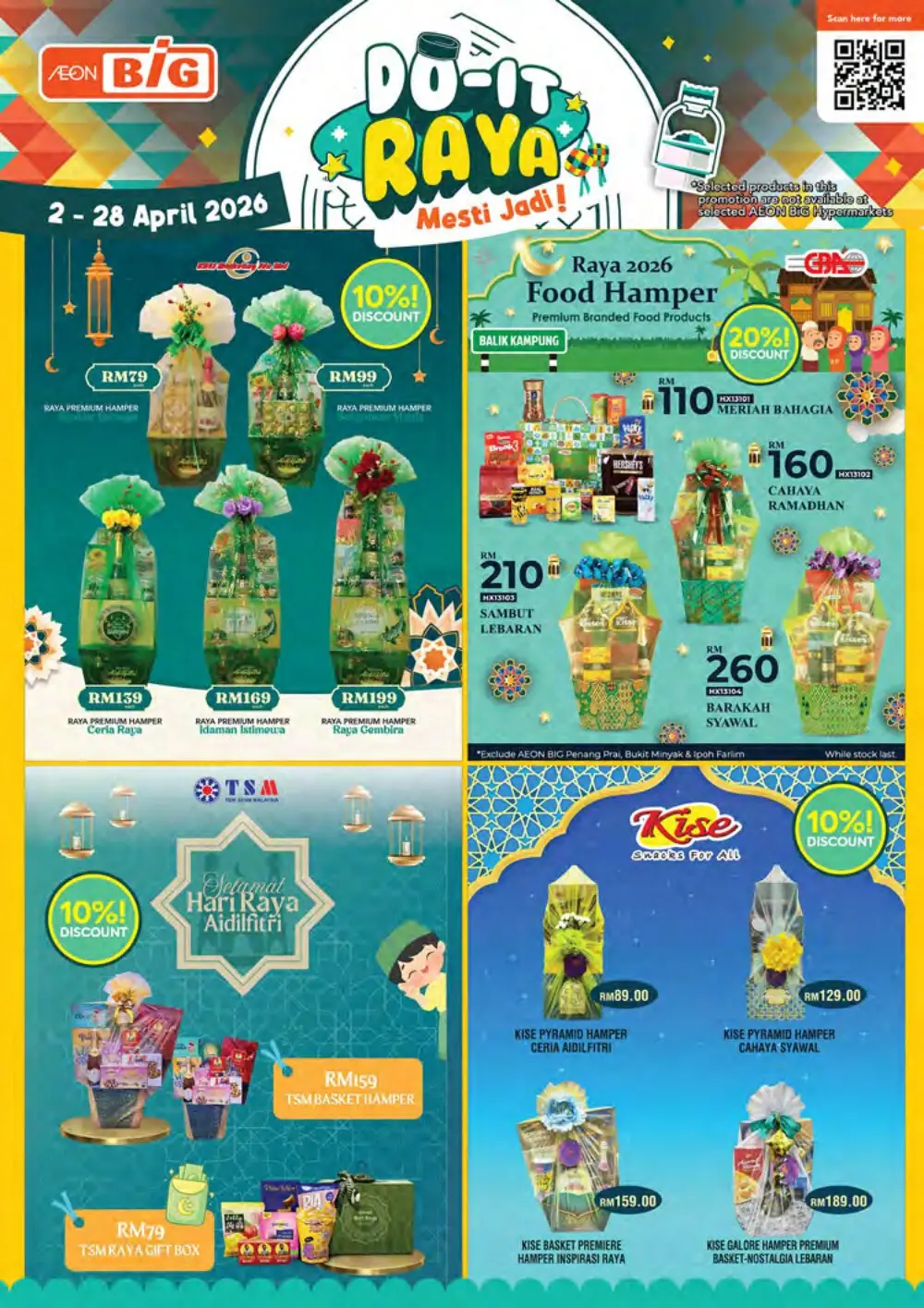 AEON BiG Malaysia Raya Deals | Ends 28 April