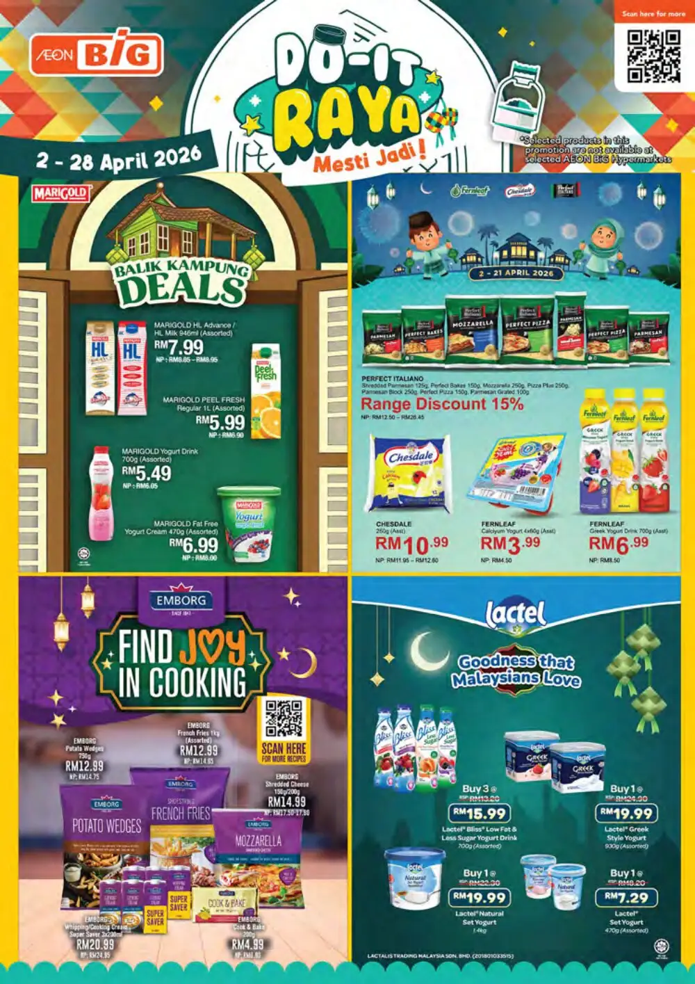 AEON BiG Malaysia Raya Deals | Ends 28 April