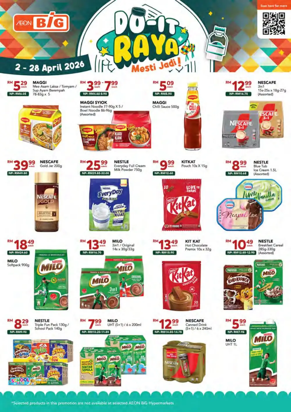 AEON BiG Malaysia Raya Deals | Ends 28 April