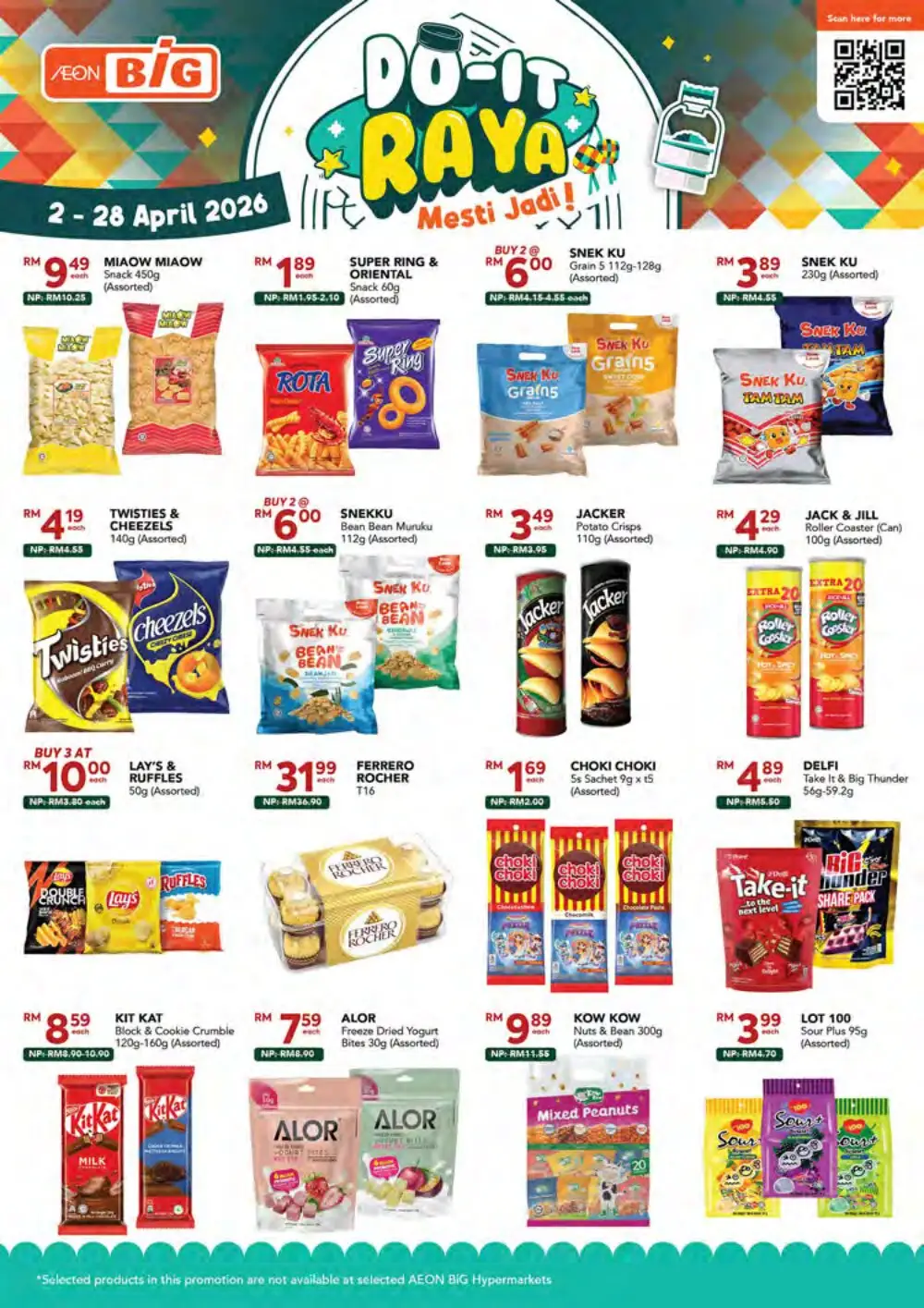 AEON BiG Malaysia Raya Deals | Ends 28 April