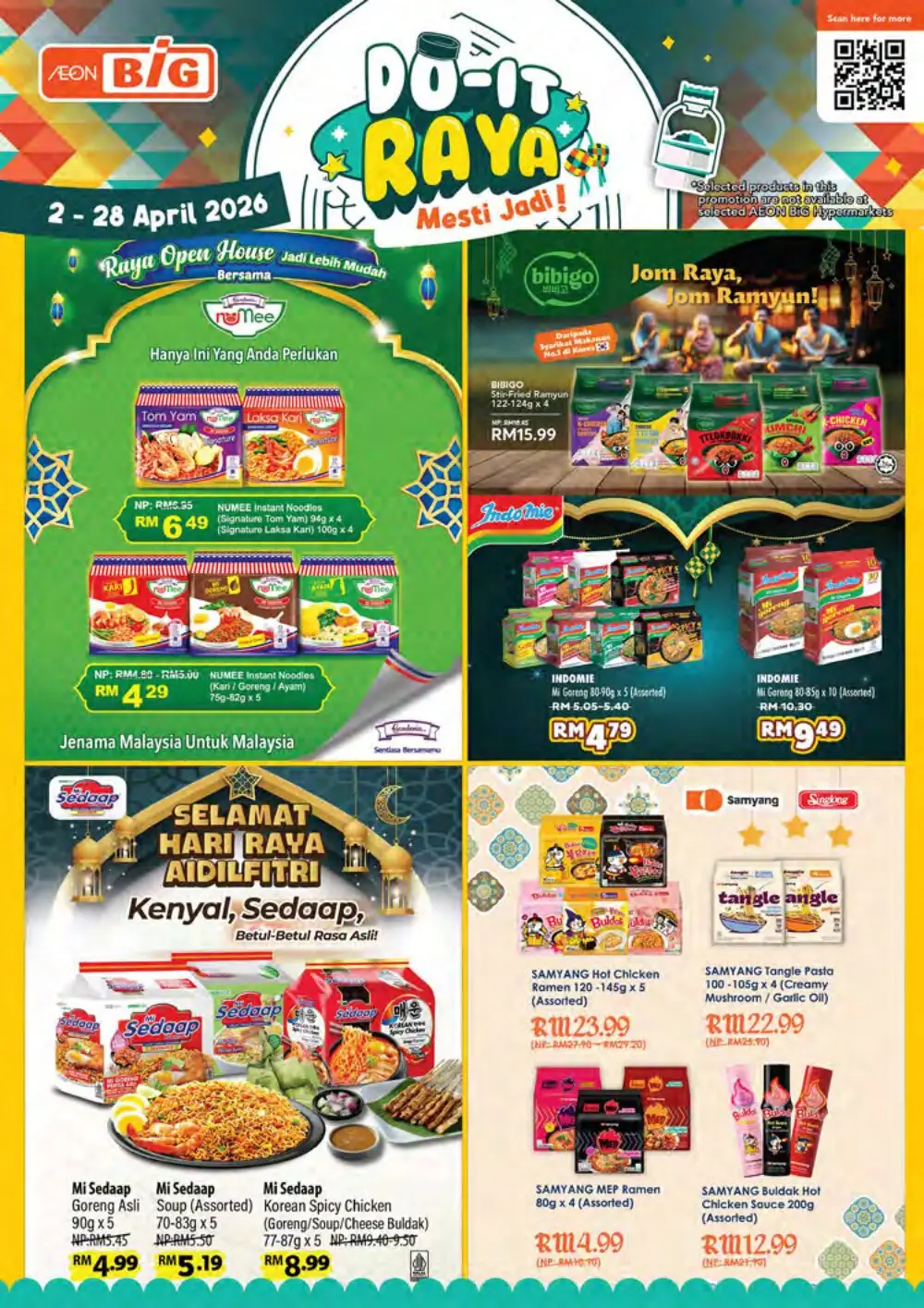 AEON BiG Malaysia Raya Deals | Ends 28 April