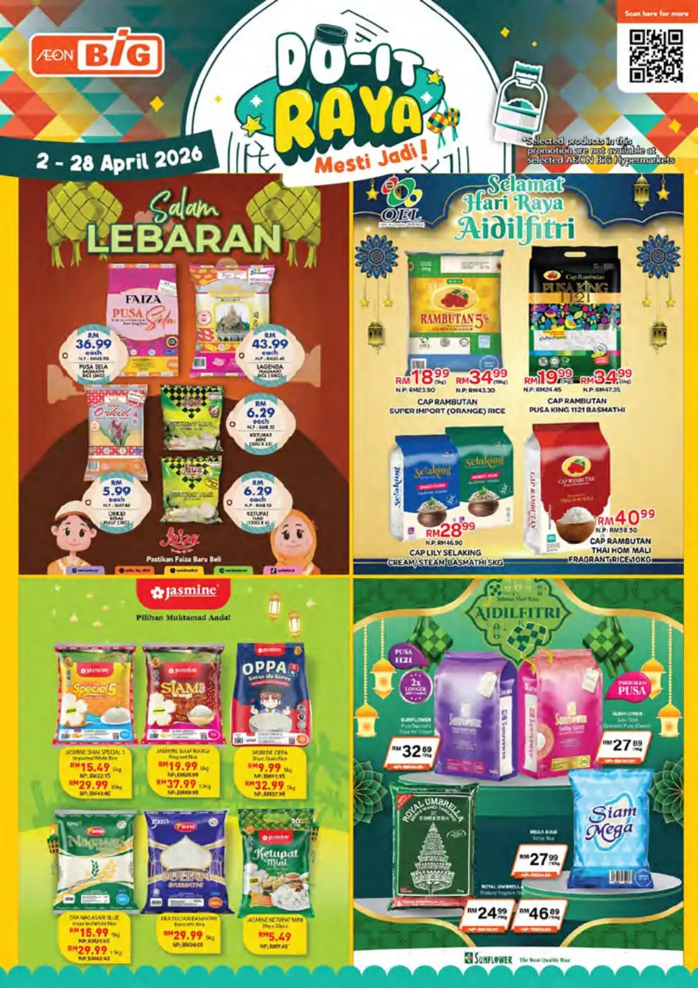 AEON BiG Malaysia Raya Deals | Ends 28 April