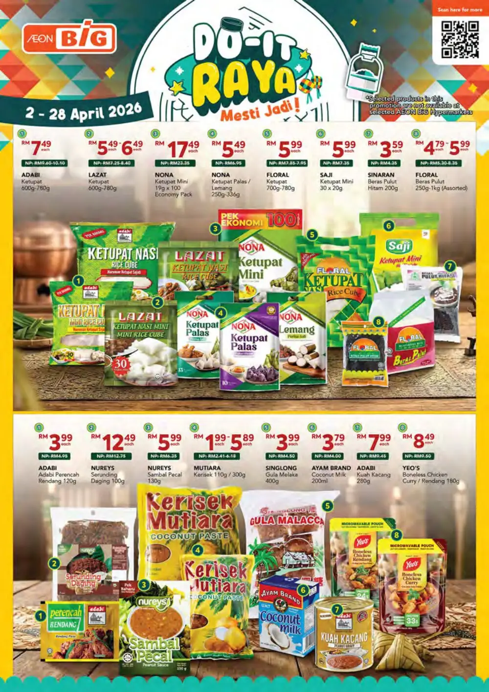 AEON BiG Malaysia Raya Deals | Ends 28 April