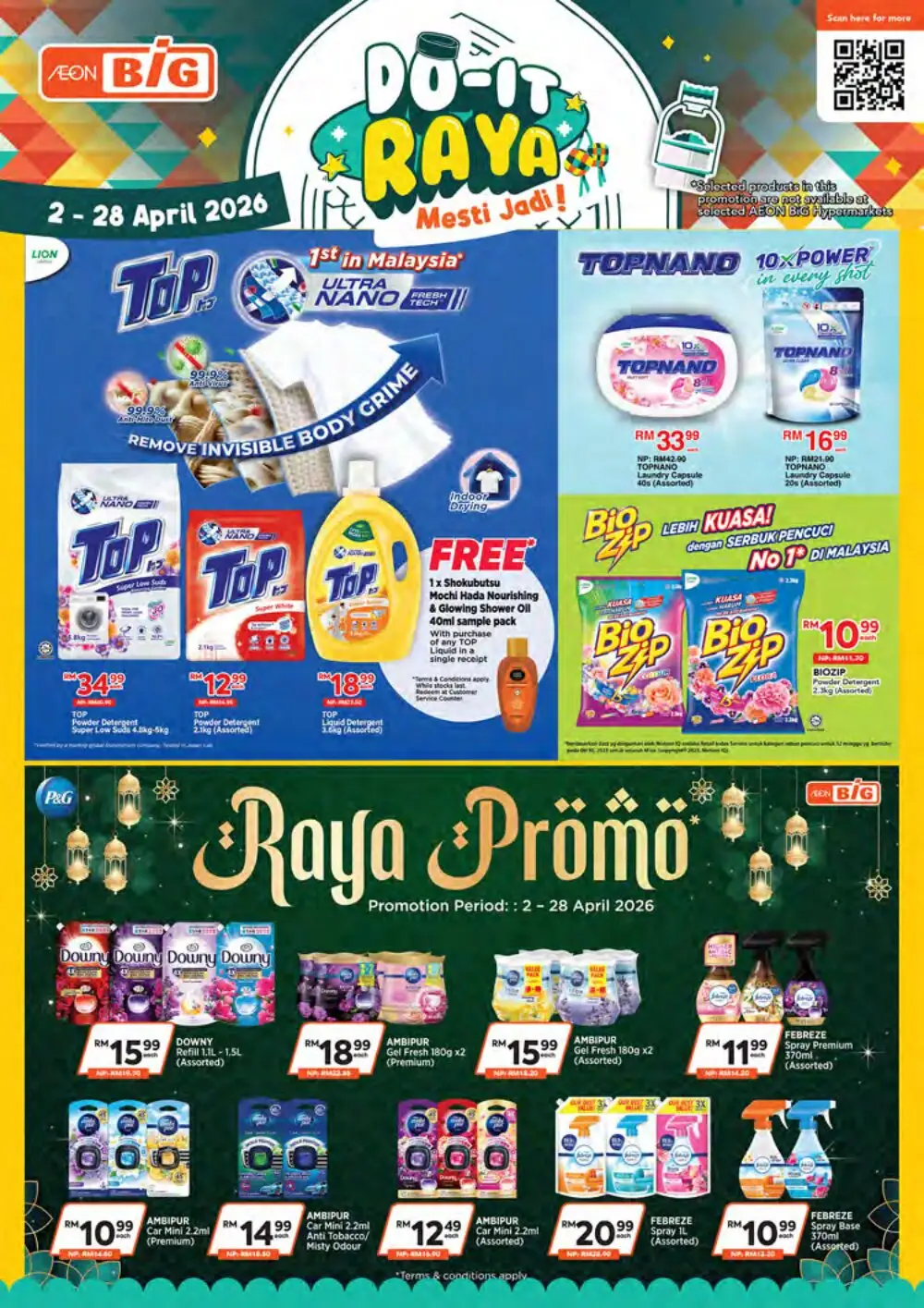 AEON BiG Malaysia Raya Deals | Ends 28 April