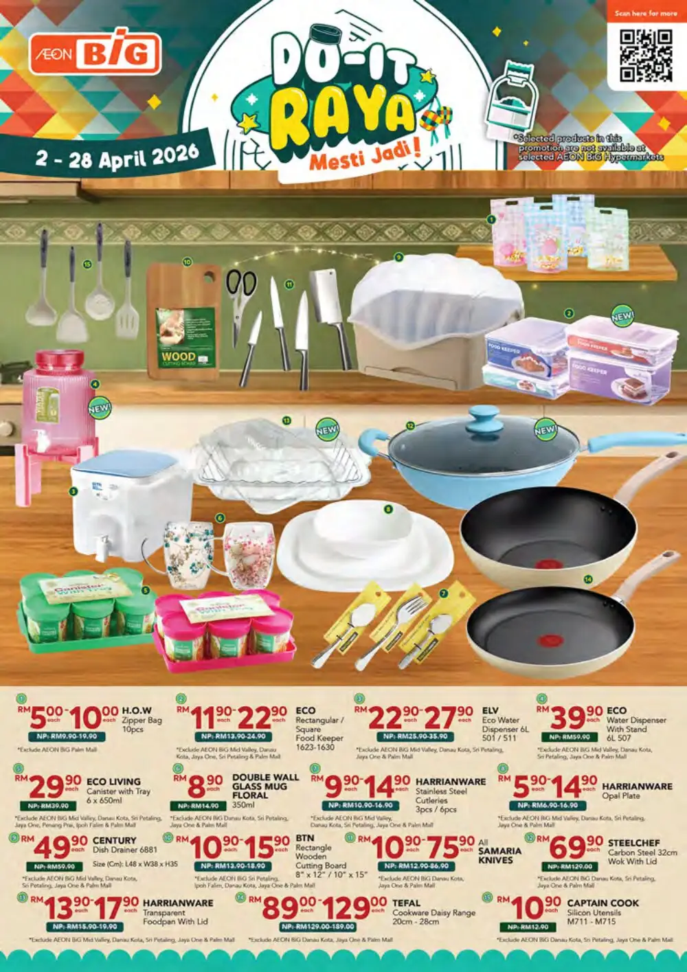 AEON BiG Malaysia Raya Deals | Ends 28 April