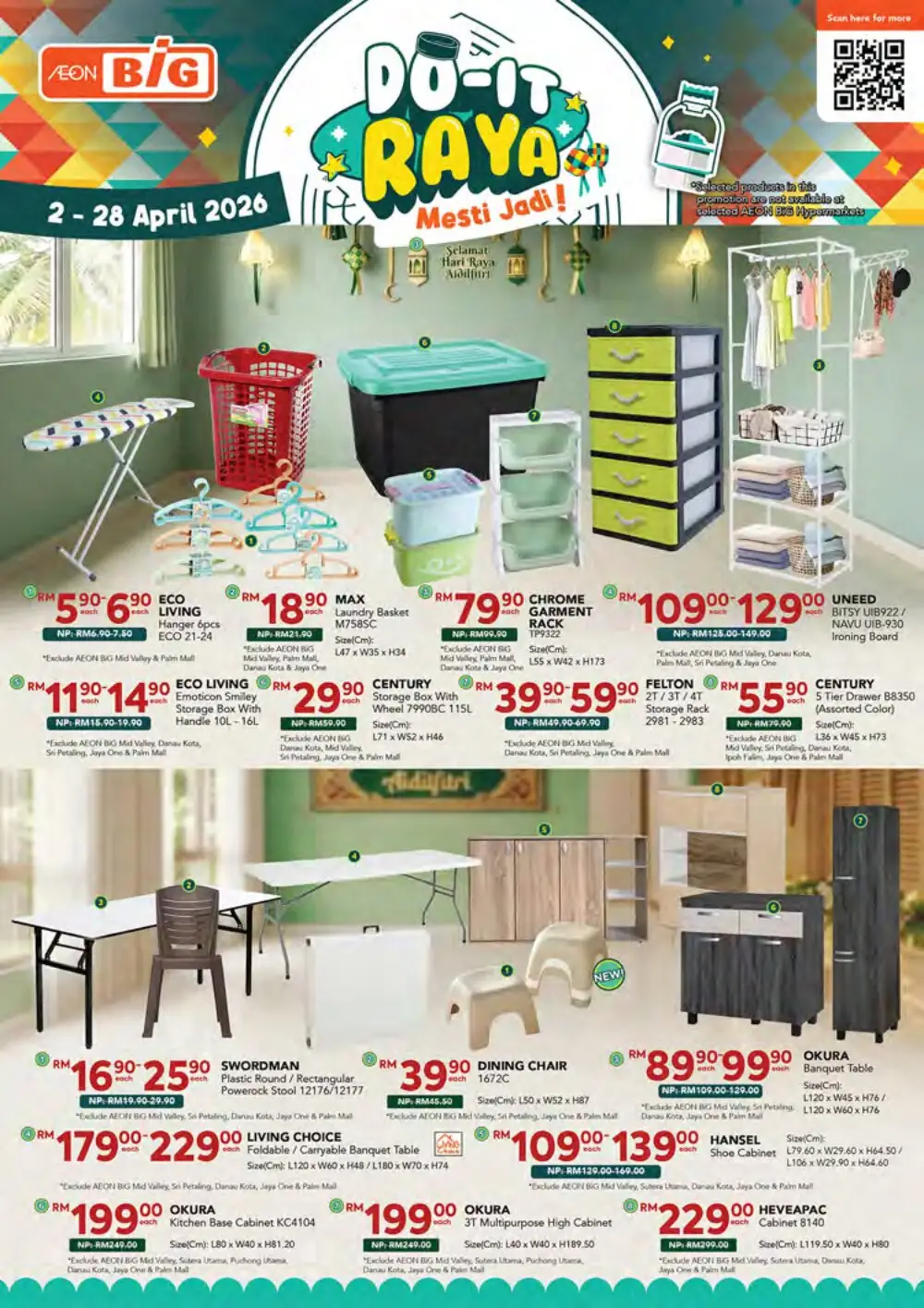 AEON BiG Malaysia Raya Deals | Ends 28 April