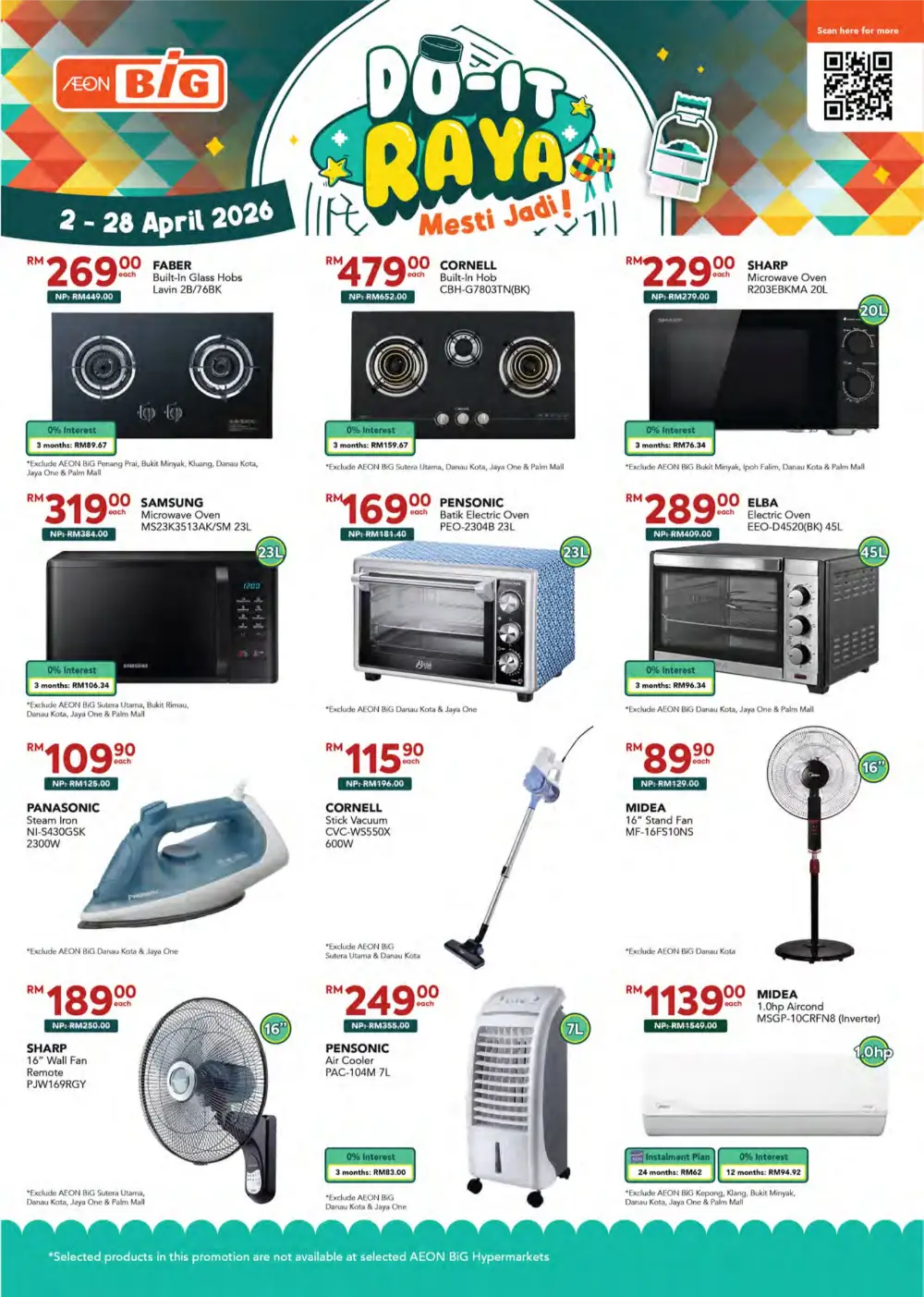 AEON BiG Malaysia Raya Deals | Ends 28 April