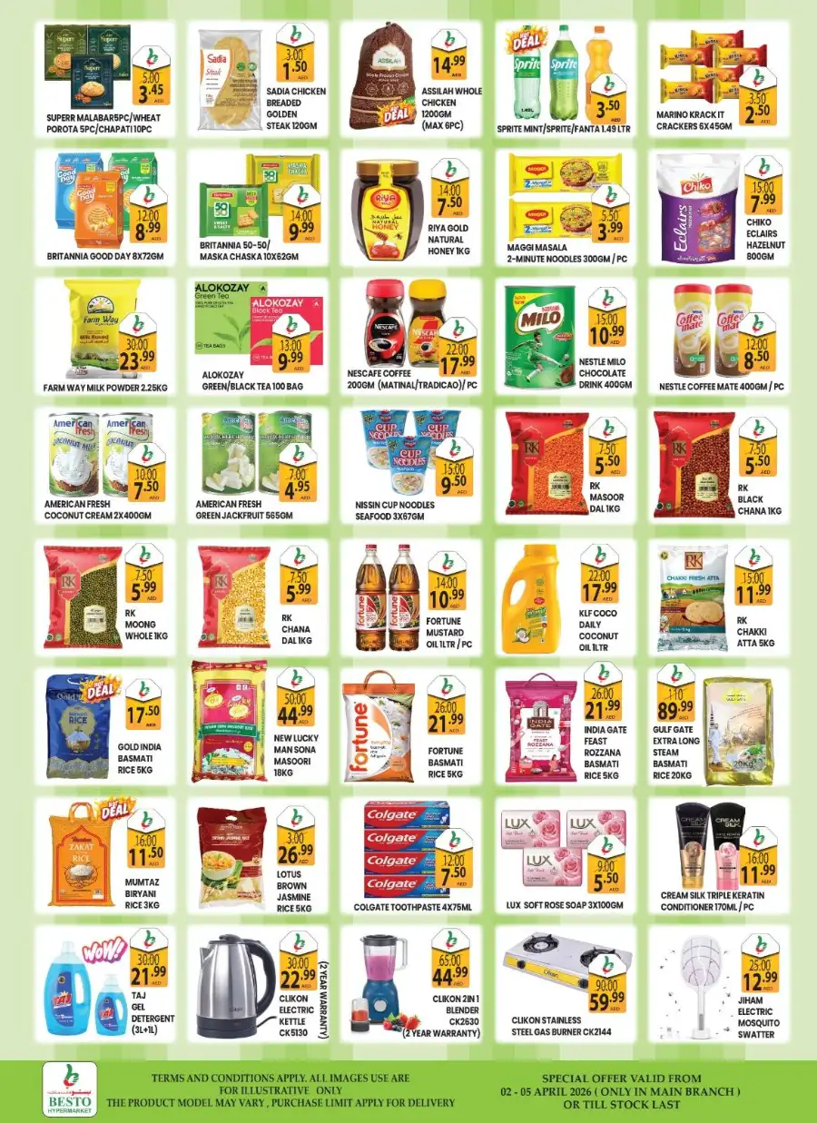 Besto Hypermarket Electra Abu Dhabi | Daily Grocery Offers & Deals