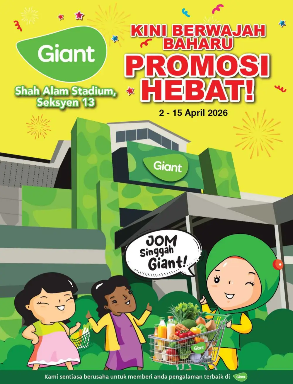 Giant Shah Alam Stadium Promosi Hebat | Ends 15 April