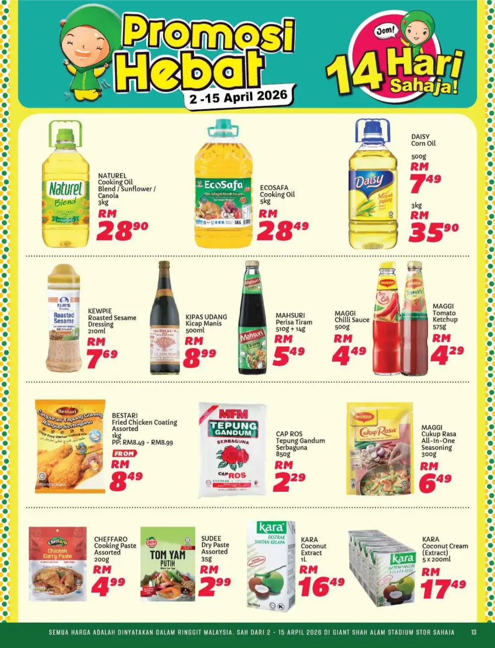 Giant Shah Alam Stadium Promosi Hebat | Ends 15 April